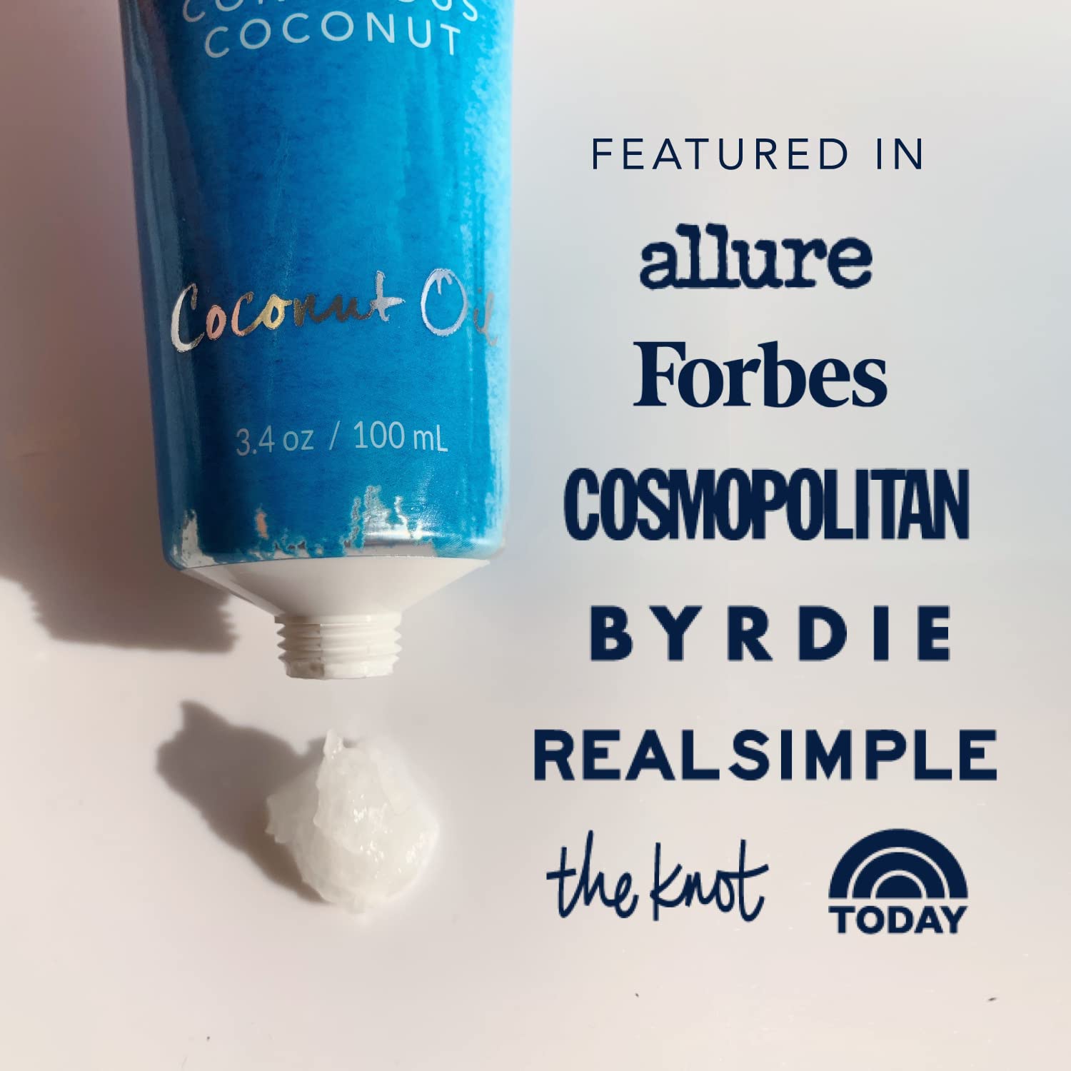 Travel-Ready Coconut Oil Tube