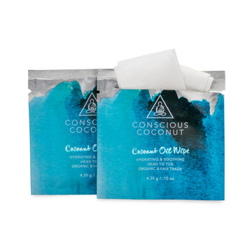 Biodegradable Coconut Oil Wipes (25 Wipes)