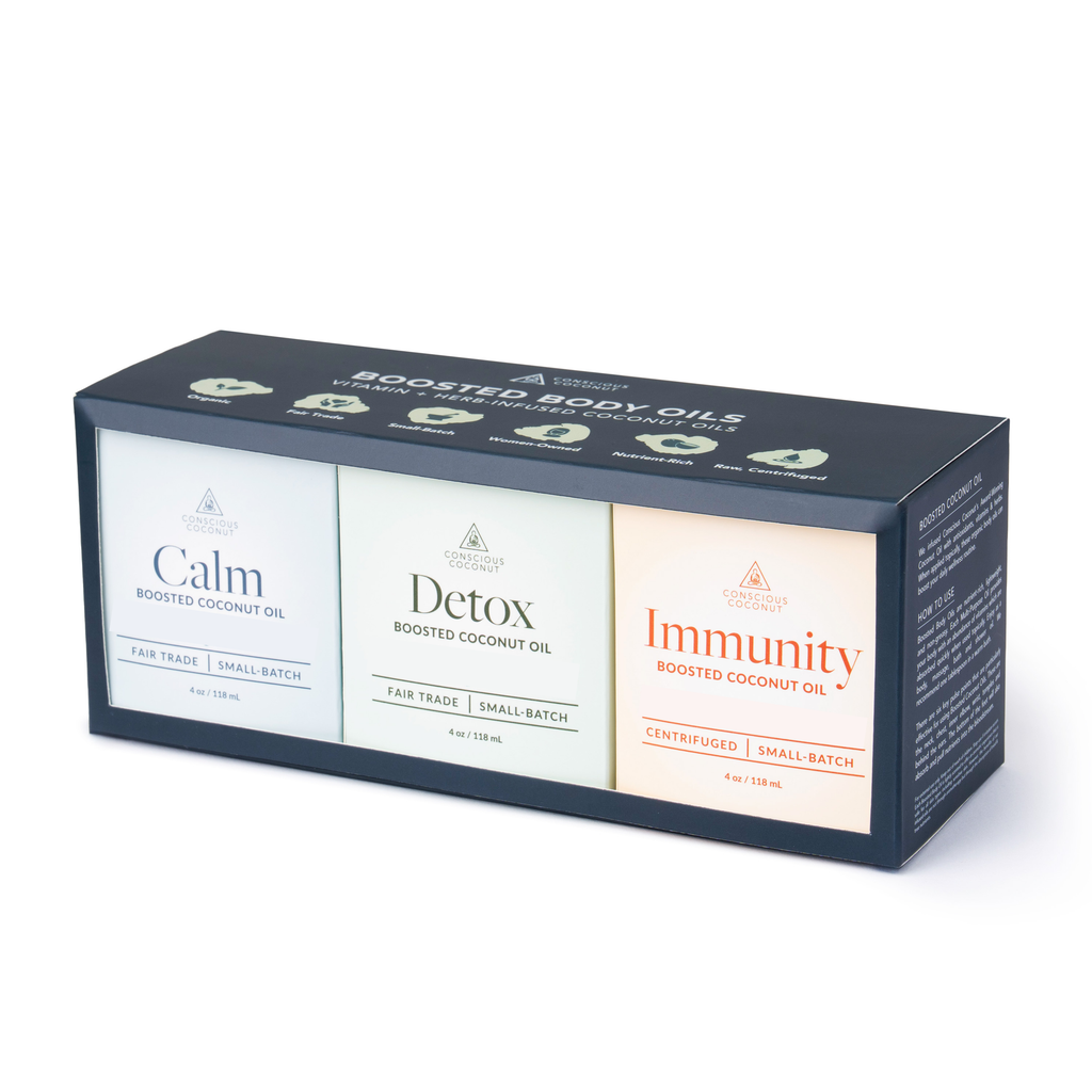 Body Oil Trio: Boosted Coconut Oil